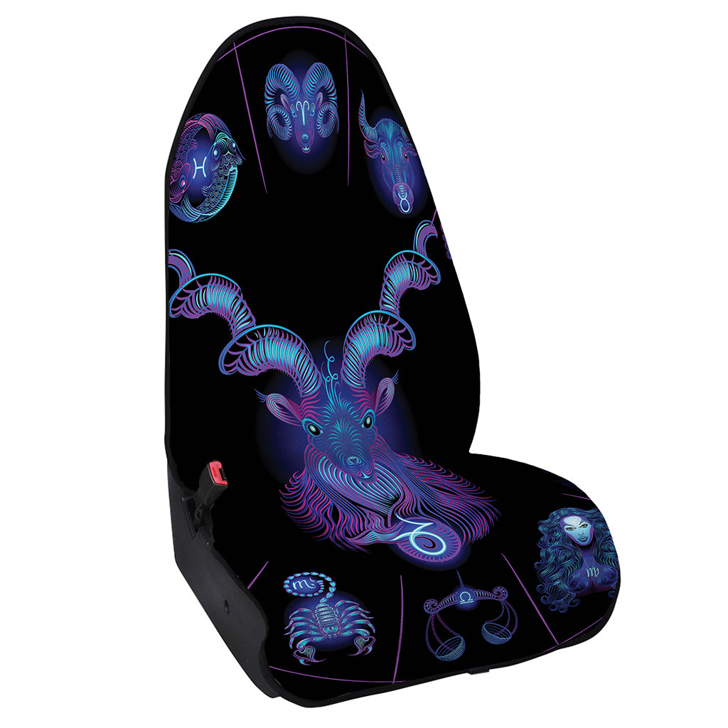 Capricorn And Astrological Signs Print Waterproof Car Seat Cover
