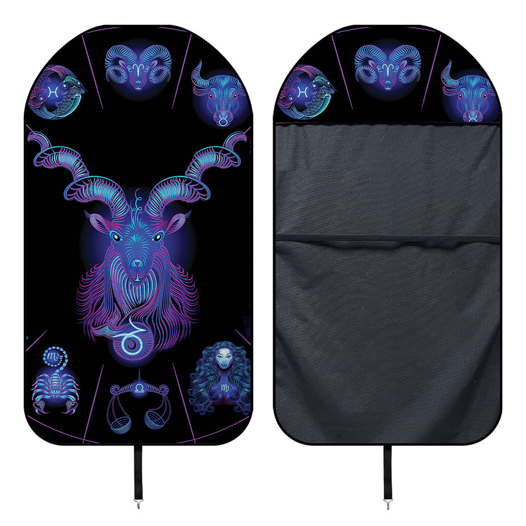 Capricorn And Astrological Signs Print Waterproof Car Seat Cover