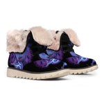 Capricorn And Astrological Signs Print Winter Boots