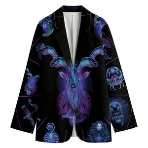 Capricorn And Astrological Signs Print Women's Blazer