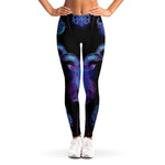 Capricorn And Astrological Signs Print Women's Leggings