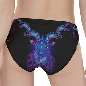 Capricorn And Astrological Signs Print Women's Panties