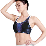 Capricorn And Astrological Signs Print Women's Sports Bra