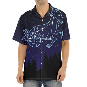 Capricorn Constellation Print Aloha Shirt