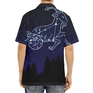 Capricorn Constellation Print Aloha Shirt