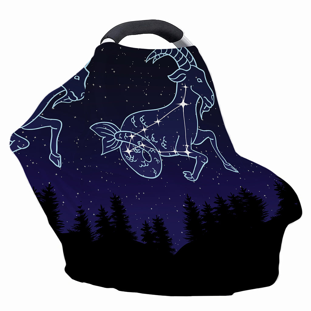 Capricorn Constellation Print Baby Seat Cover