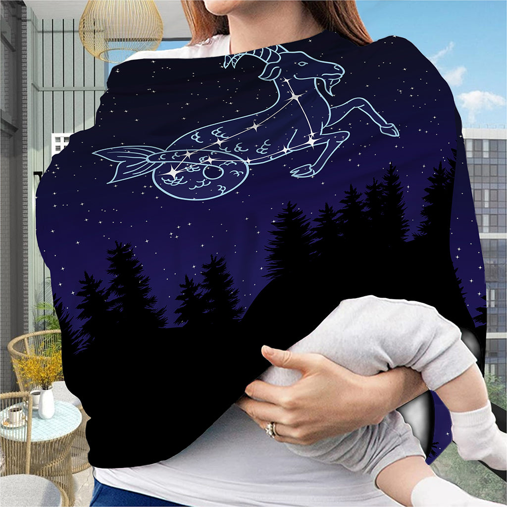 Capricorn Constellation Print Baby Seat Cover