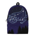 Capricorn Constellation Print School Backpack