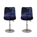 Capricorn Constellation Print Bar Stool Covers