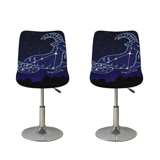 Capricorn Constellation Print Bar Stool Covers