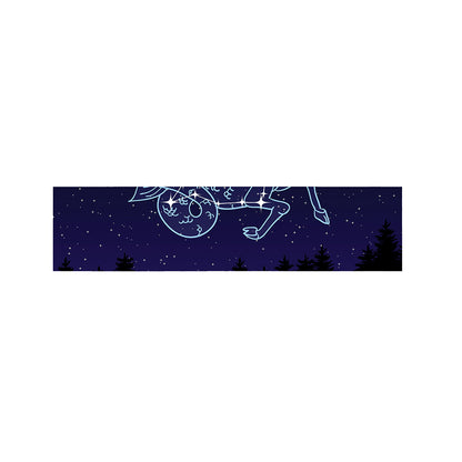 Capricorn Constellation Print Bed Runner