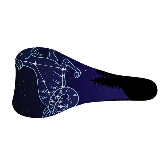 Capricorn Constellation Print Bicycle Seat Cover