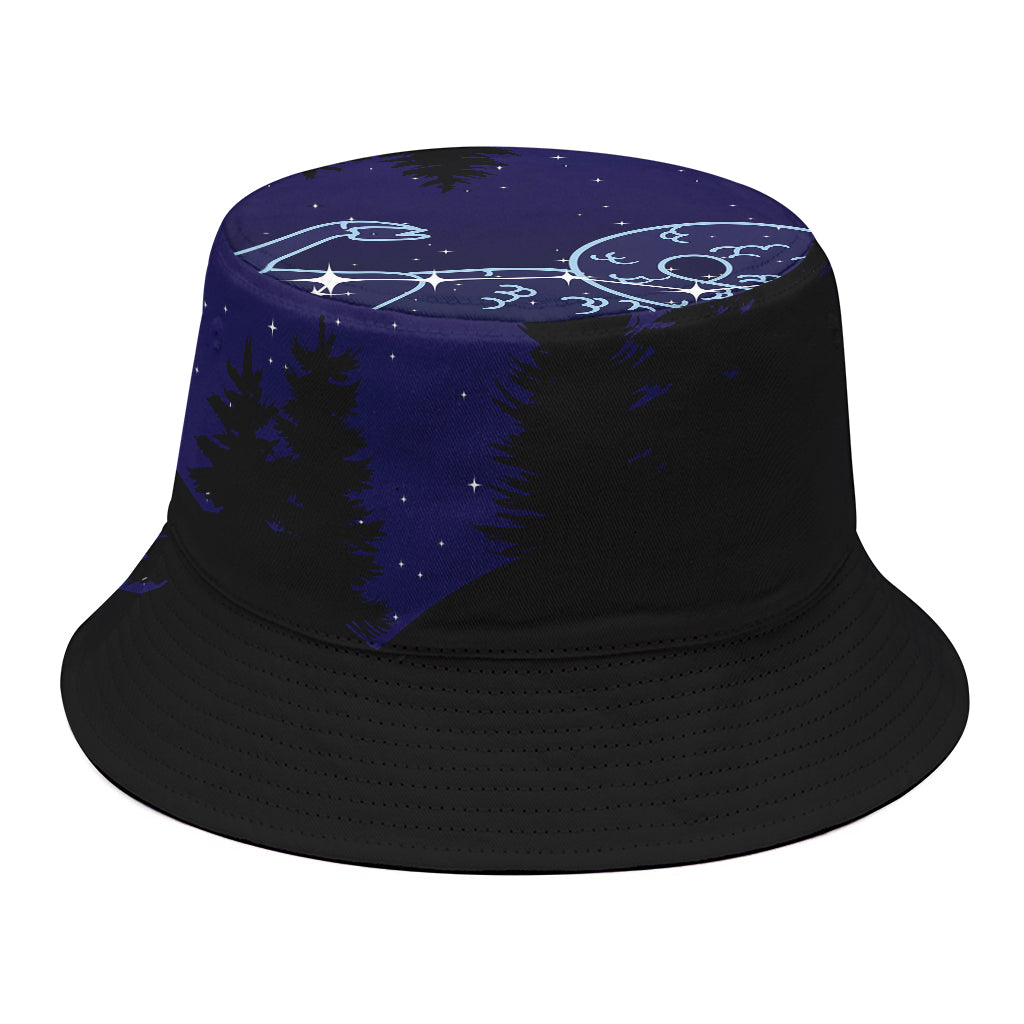 Capricorn Constellation Print Bucket Hat