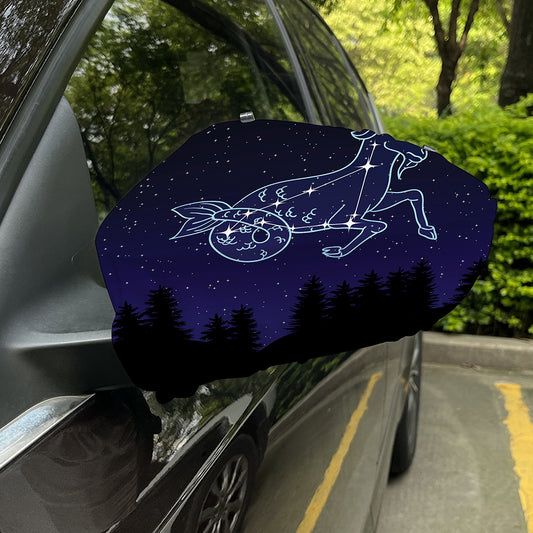 Capricorn Constellation Print Car Side Mirror Covers