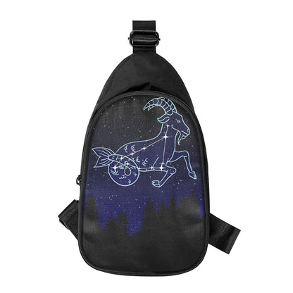 Capricorn Constellation Print Chest Bag