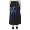 Capricorn Constellation Print Chiffon Maxi Skirt