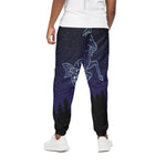 Capricorn Constellation Print Cotton Pants