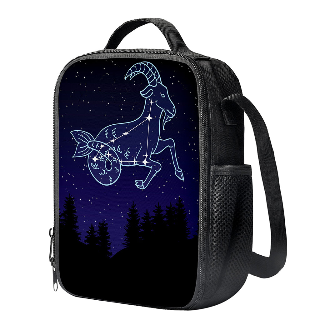 Capricorn Constellation Print Crossbody Lunch Bag