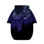 Capricorn Constellation Print Dog Zip Up Hoodie