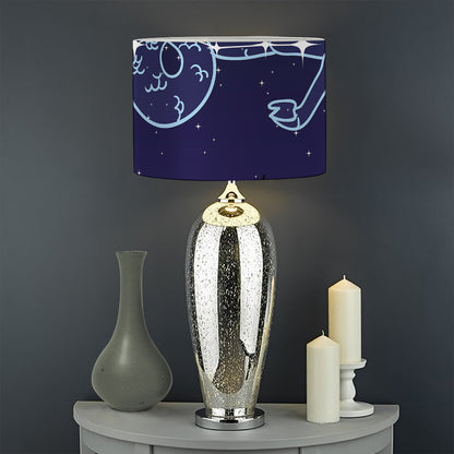 Capricorn Constellation Print Drum Lamp Shade