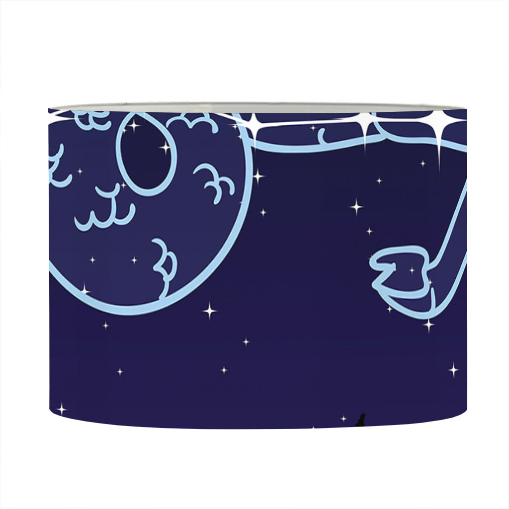 Capricorn Constellation Print Drum Lamp Shade
