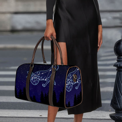Capricorn Constellation Print Duffle Bag