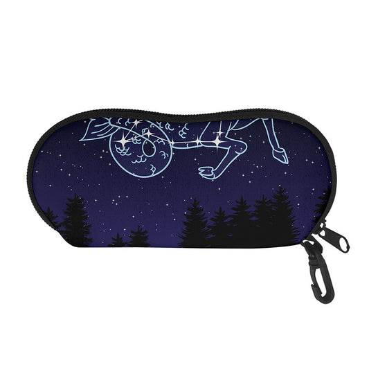 Capricorn Constellation Print Glasses Case
