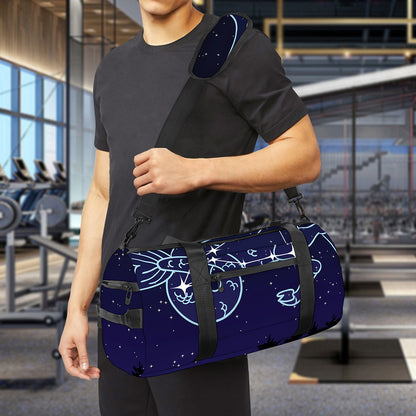Capricorn Constellation Print Gym Bag