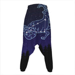 Capricorn Constellation Print Hammer Pants