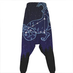 Capricorn Constellation Print Hammer Pants