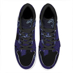 Capricorn Constellation Print High Top Leather Sneakers