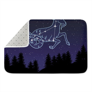 Capricorn Constellation Print Indoor Door Mat