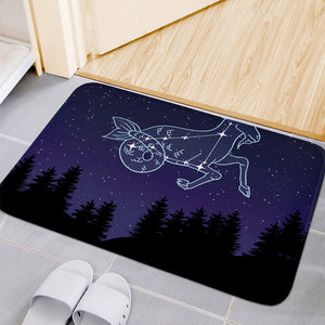 Capricorn Constellation Print Indoor Door Mat