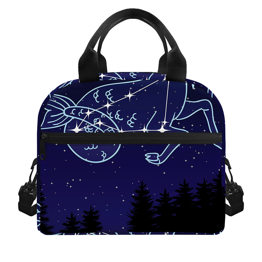 Capricorn Constellation Print Insulated Lunch Bag