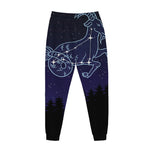 Capricorn Constellation Print Jogger Pants