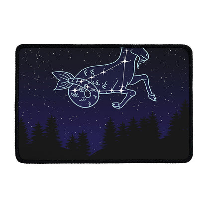 Capricorn Constellation Print Kitchen Mat