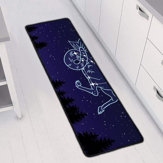 Capricorn Constellation Print Long Kitchen Mat