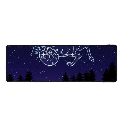 Capricorn Constellation Print Long Kitchen Mat