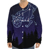 Capricorn Constellation Print Long Sleeve Baseball Jersey