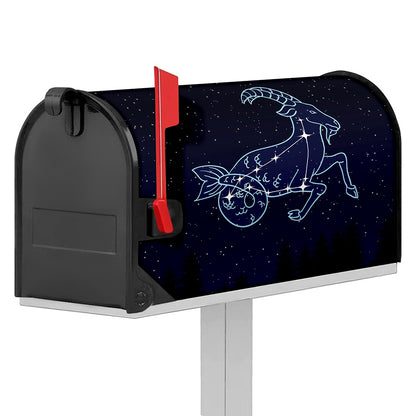 Capricorn Constellation Print Mailbox Cover