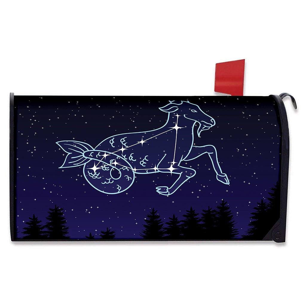 Capricorn Constellation Print Mailbox Cover