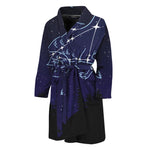 Capricorn Constellation Print Men's Bathrobe