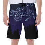 Capricorn Constellation Print Men's Beach Shorts