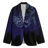 Capricorn Constellation Print Men's Blazer