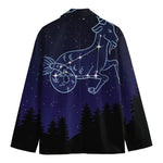 Capricorn Constellation Print Men's Blazer