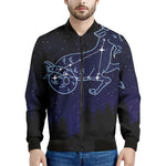 Capricorn Constellation Print Men's Bomber Jacket