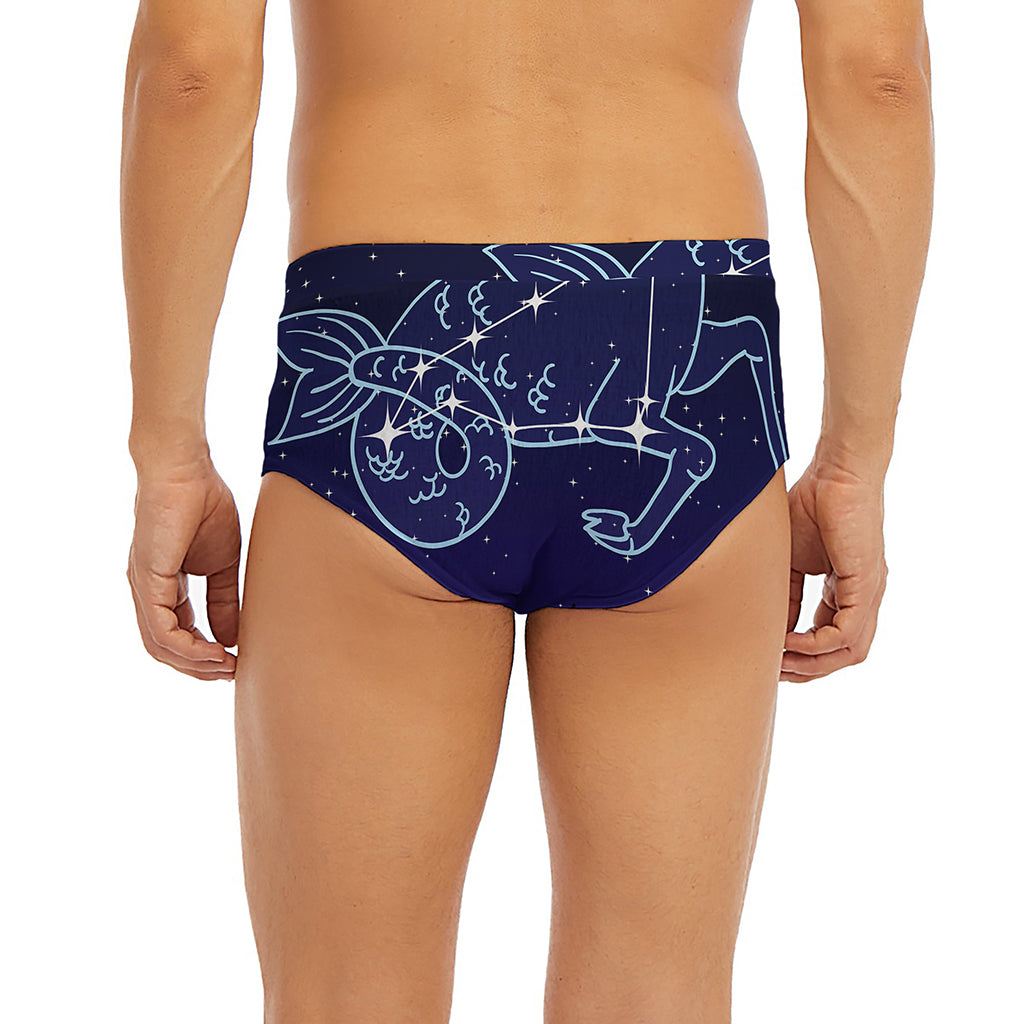 Capricorn Constellation Print Men's Briefs