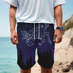 Capricorn Constellation Print Men's Cargo Shorts