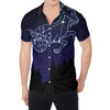 Capricorn Constellation Print Men's Shirt