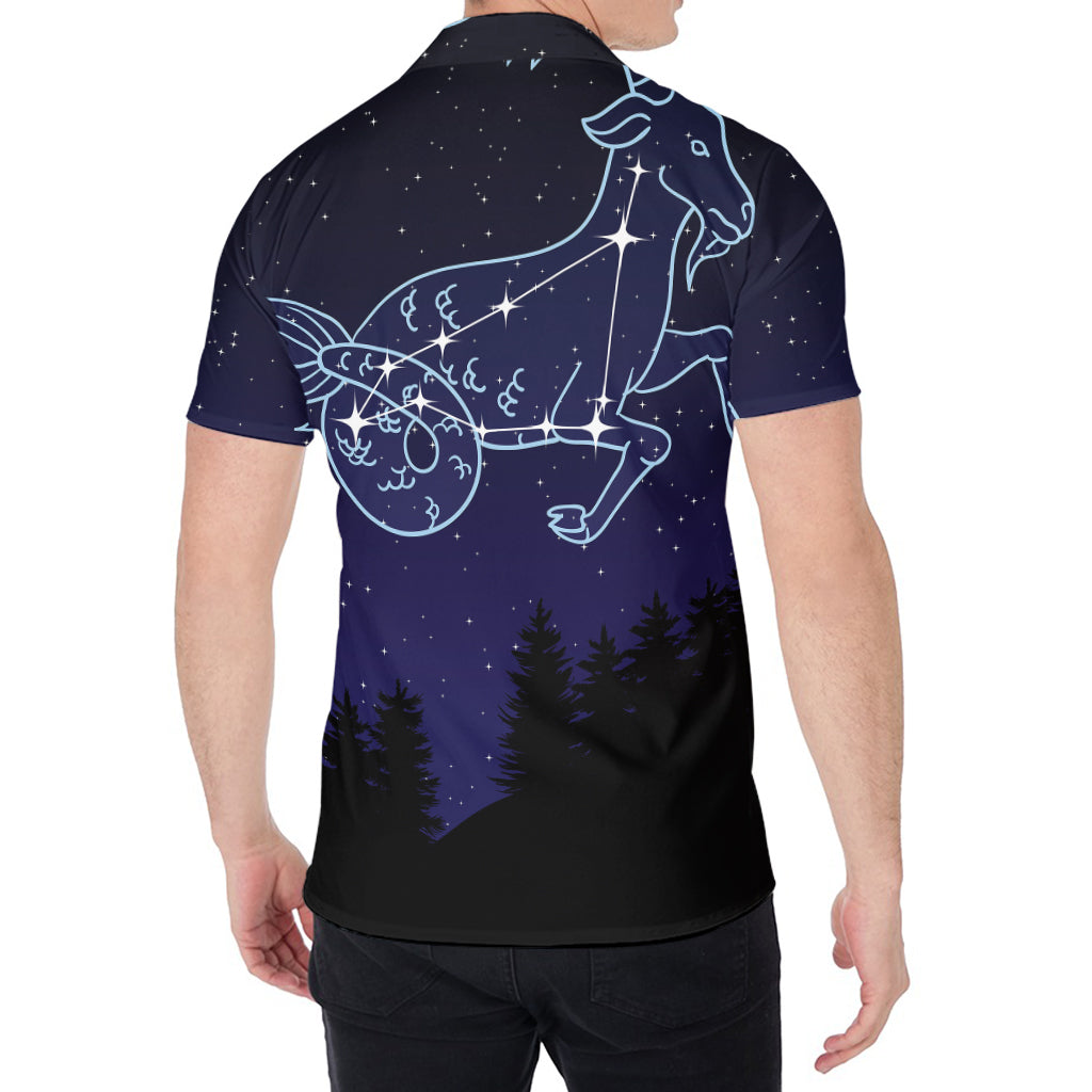 Capricorn Constellation Print Men's Shirt